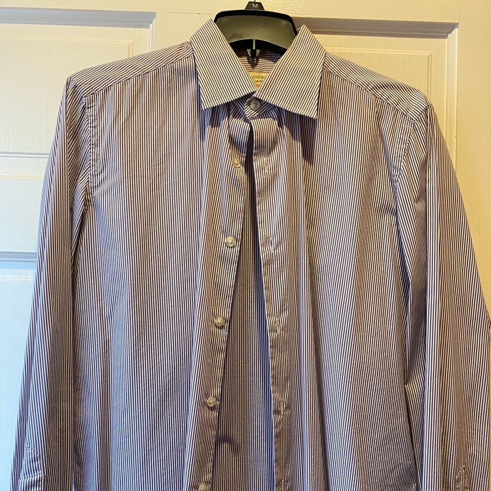 Excellent Condition Luigi Borrelli Dress Shirt